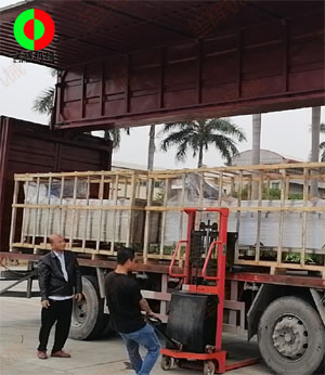 氣泡洗菜機等一批蔬果清洗設備按時交付客戶！